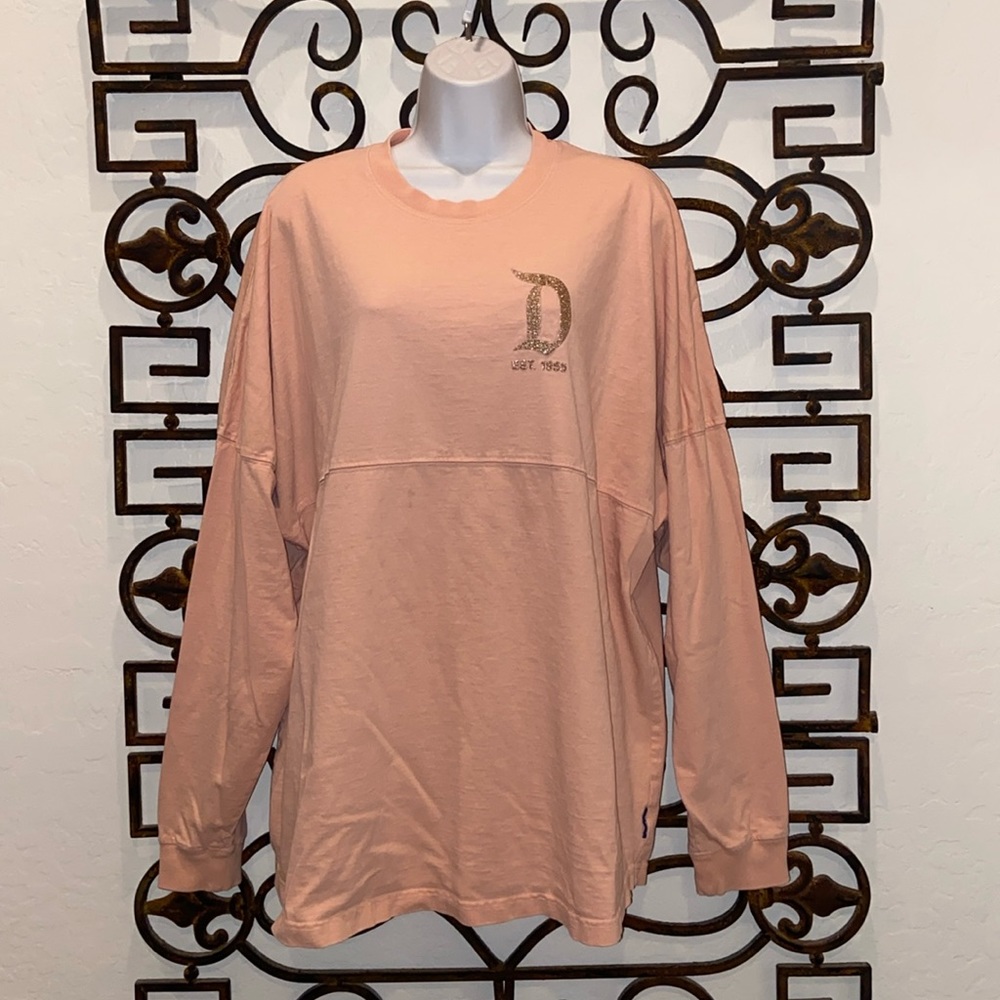 Disney- Disneyland resort spirit jersey pink/peach color size XL